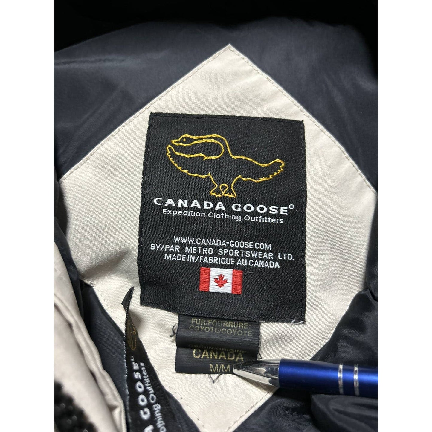 Canada Goose vintage Chilliwack bomber jacket sand beige