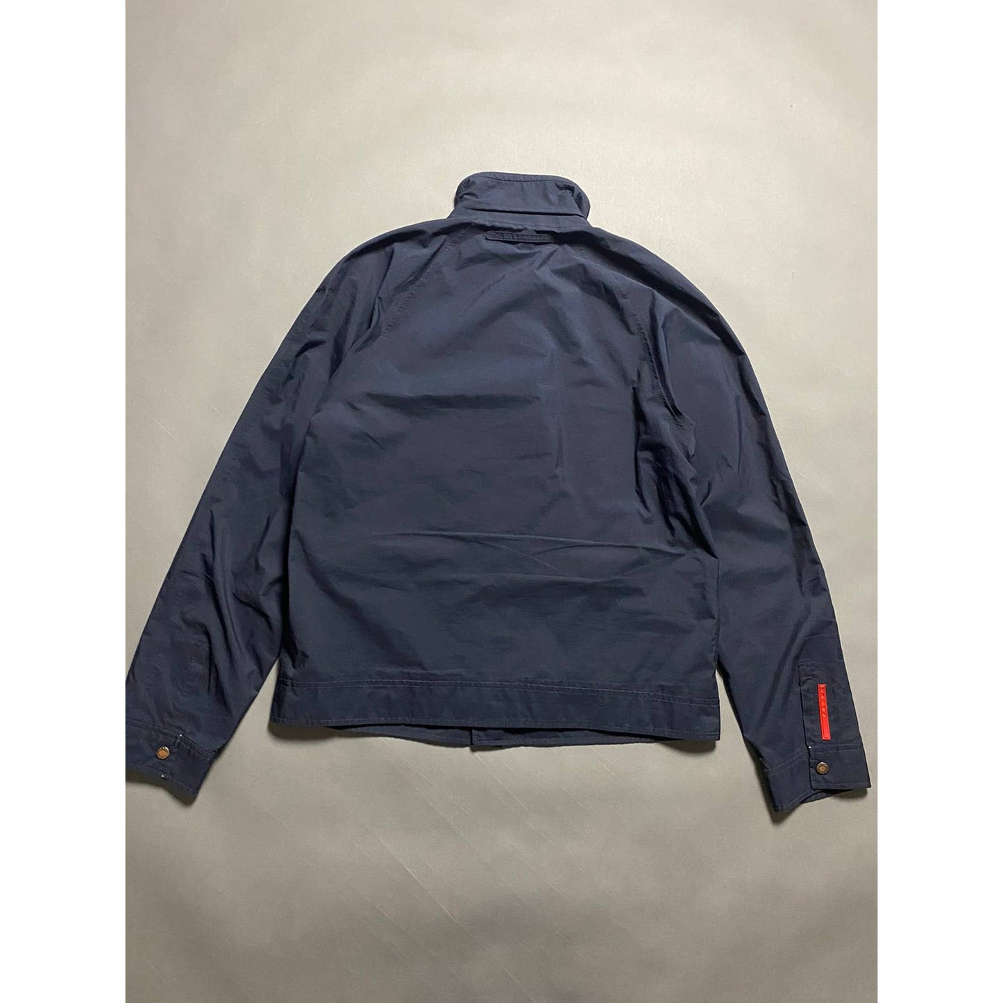 Prada nylon jacket Goretex navy red tab vintage