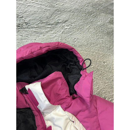 Nike ACG vintage white pink puffer jacket small logo