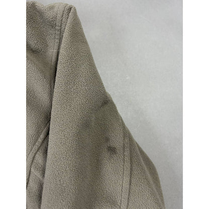 The North Face brown fleece zip up sweatshirt vintage