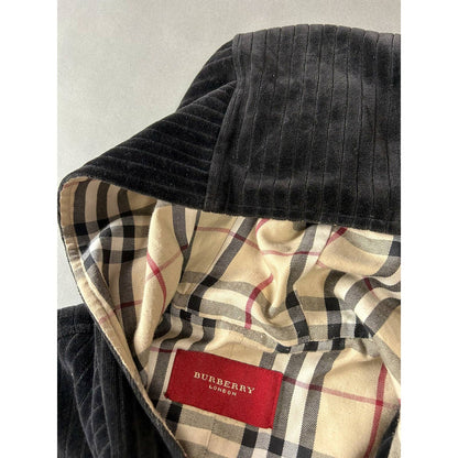 Burberry black jacket nova check