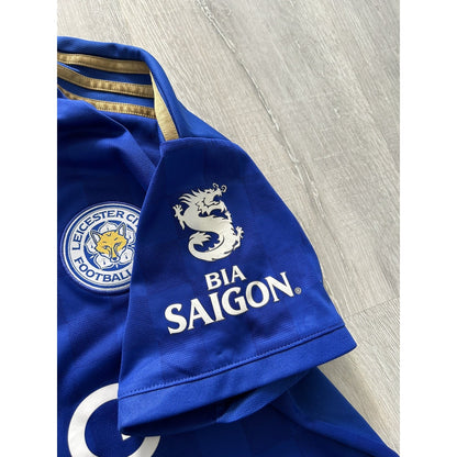 Leicester City 18/19 King Power Adidas blue gold jersey adidas