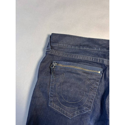 True Religion black dark navy jeans