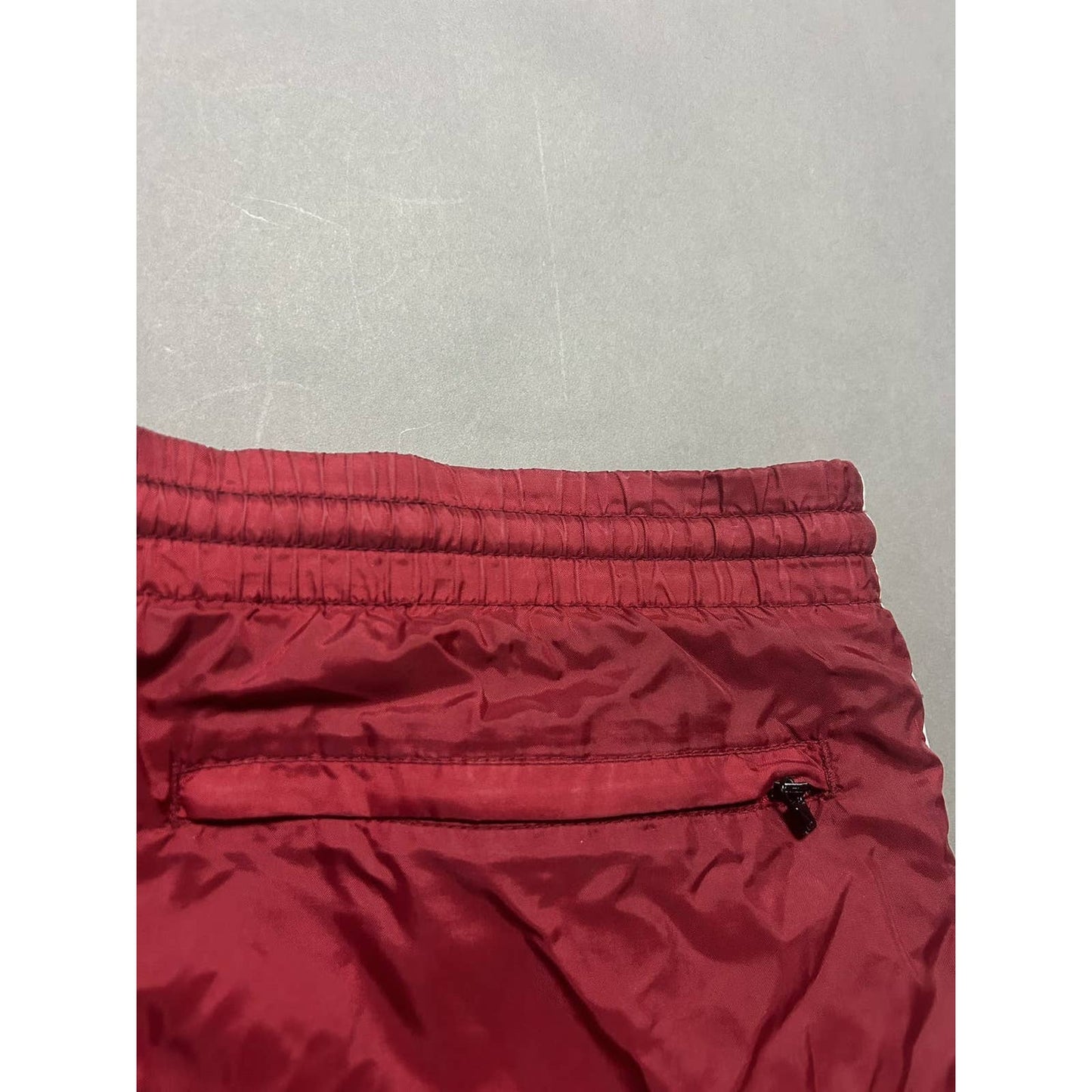 Nike vintage red nylon track pants small logo 2000s