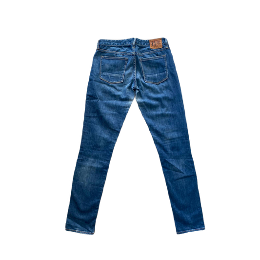Evisu Japan vintage blue jeans no logo denim pants