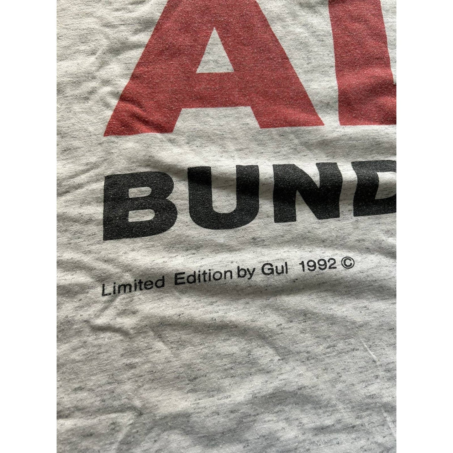 No Sex with Al Bundy vintage T-shirt grey 1992 Gul cropped