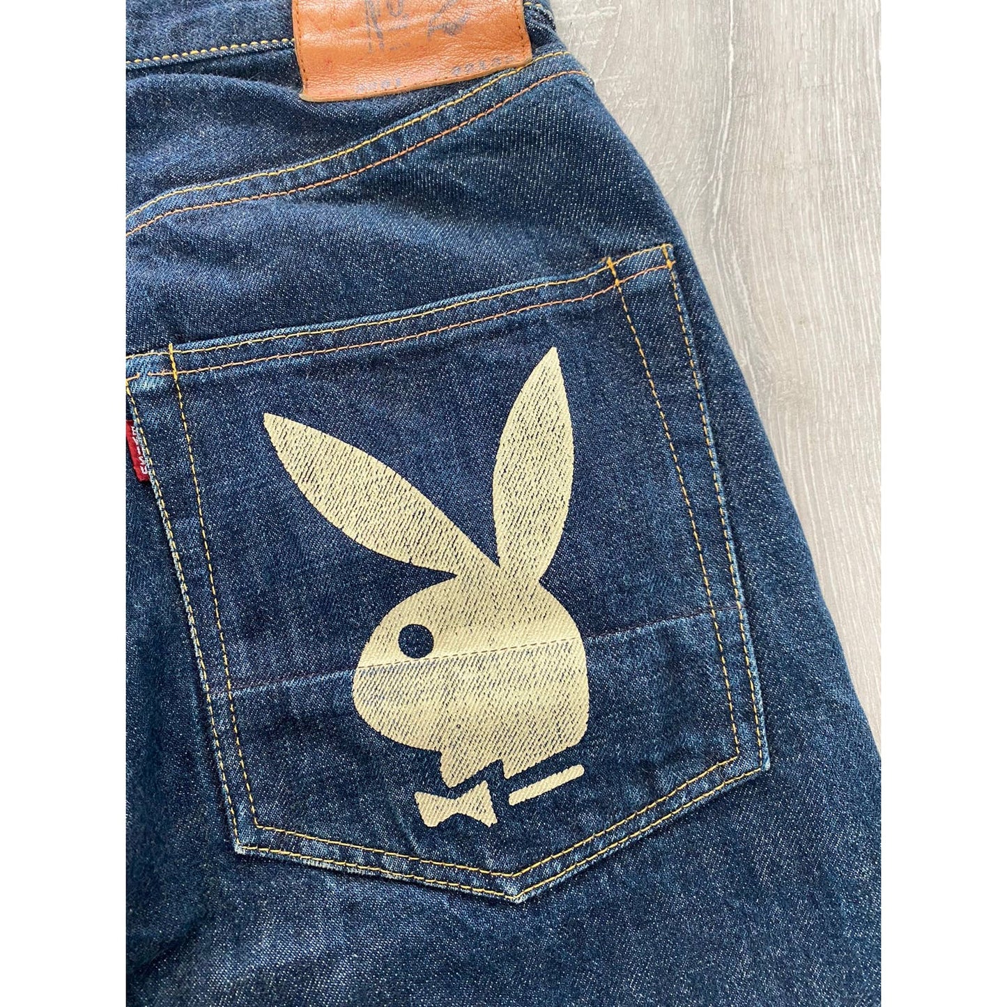 Evisu Playboy jeans vintage selvedge denim Japan RARE