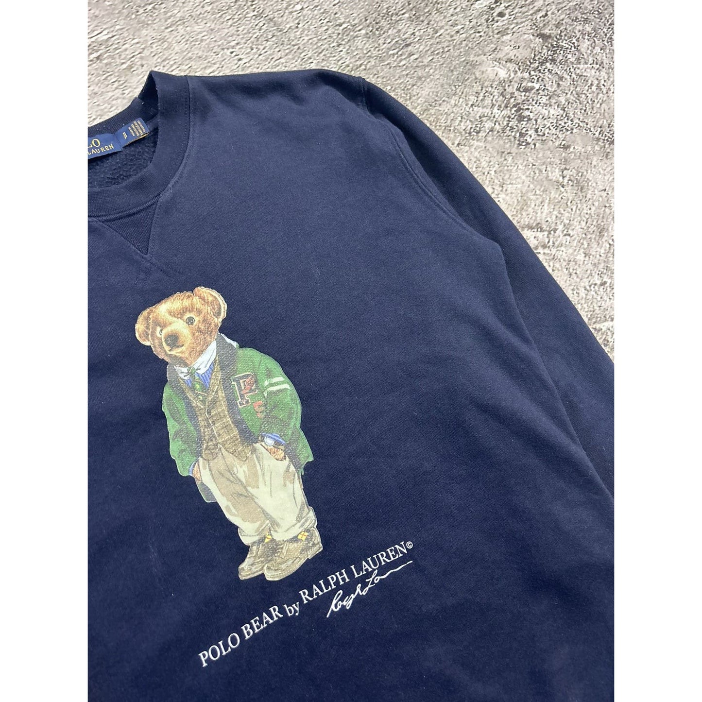 Polo Bear Crewneck Sweatshirt Ralph Lauren navy