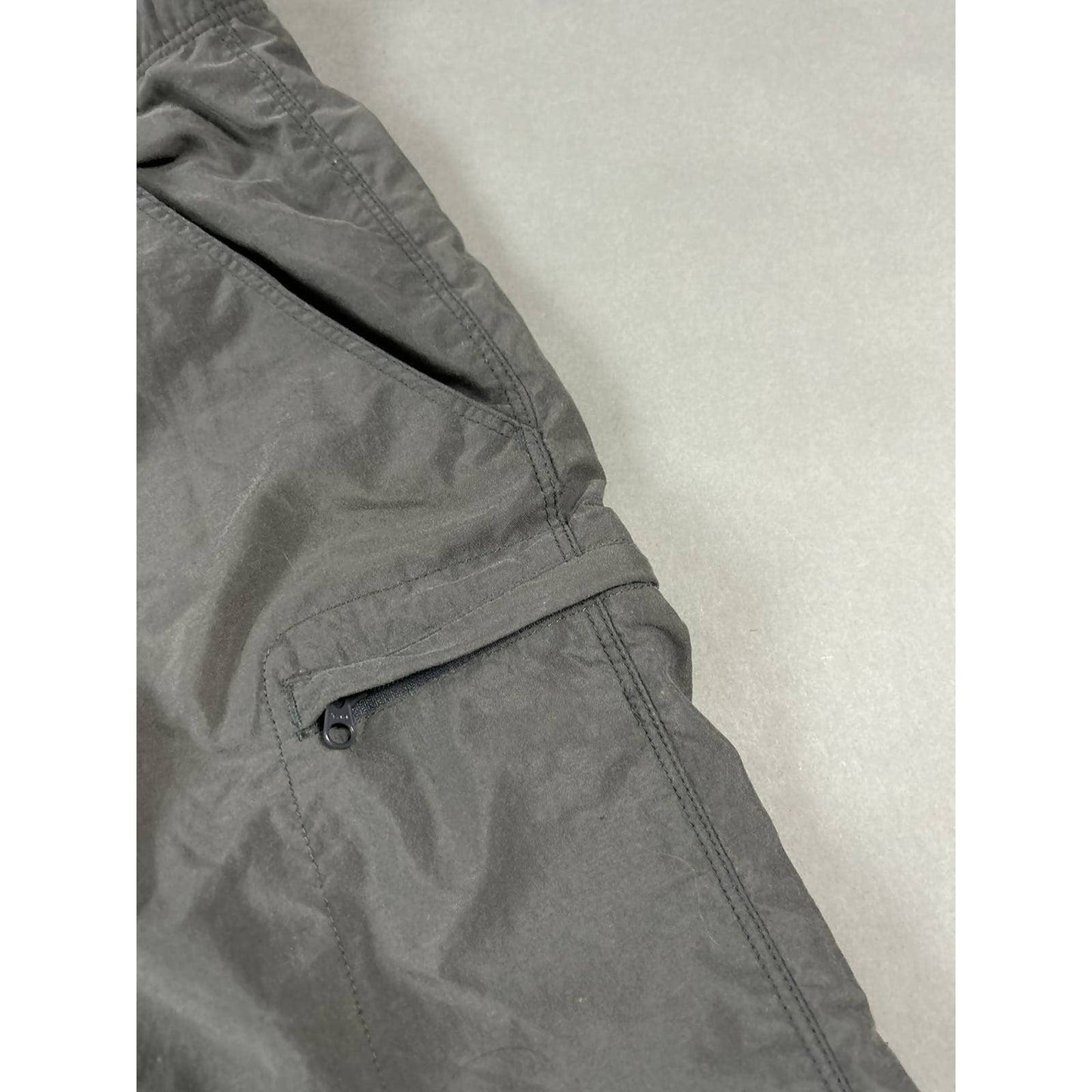 The North Face vintage grey nylon track pants shorts TNF