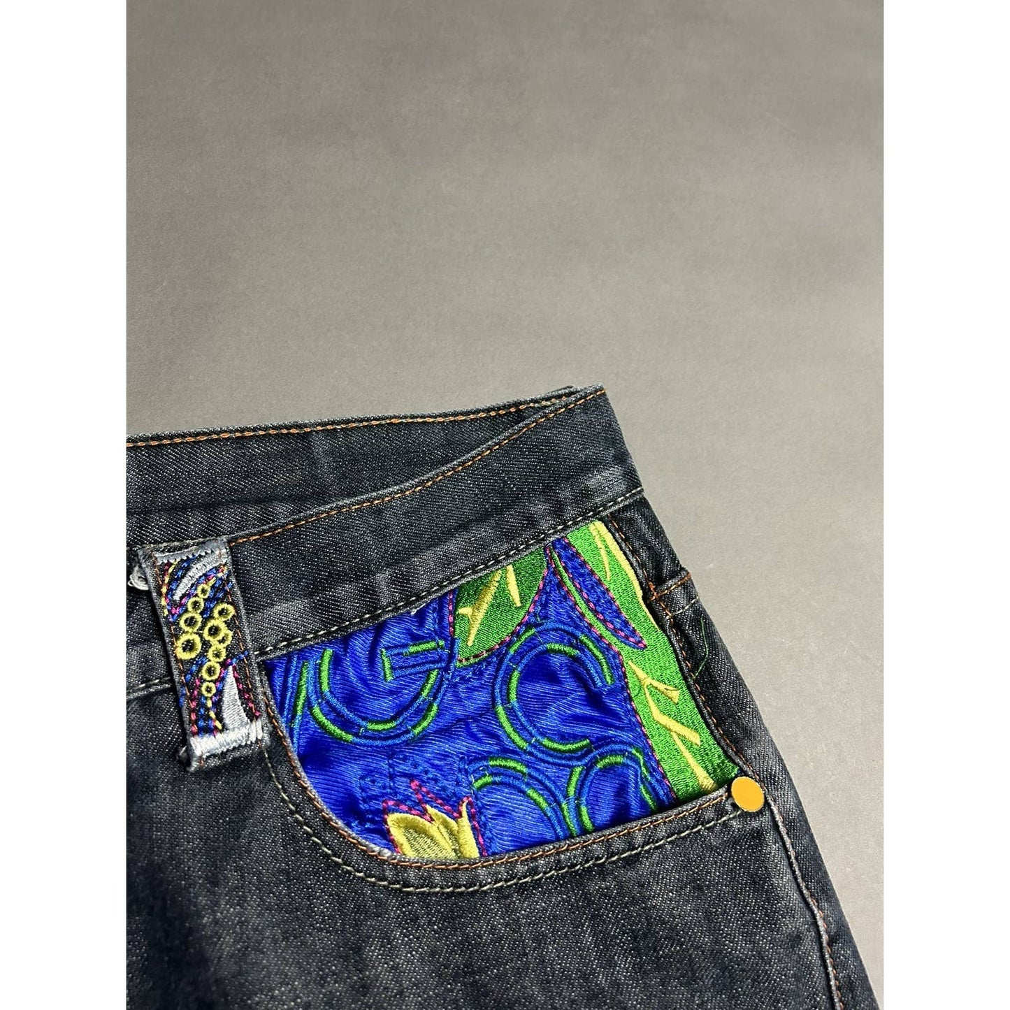 Coogi Australia vintage jeans navy denim pants Y2K big logo