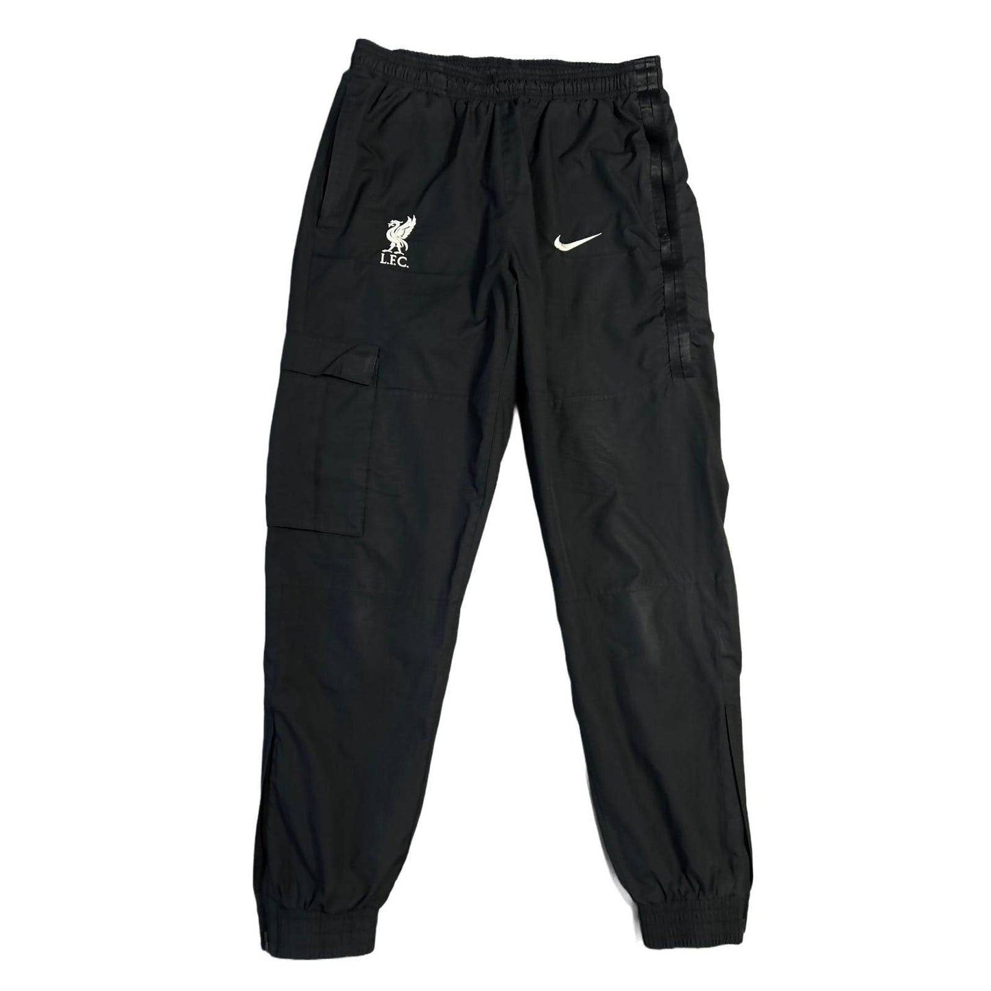 Nike Liverpool black nylon track pants parachute