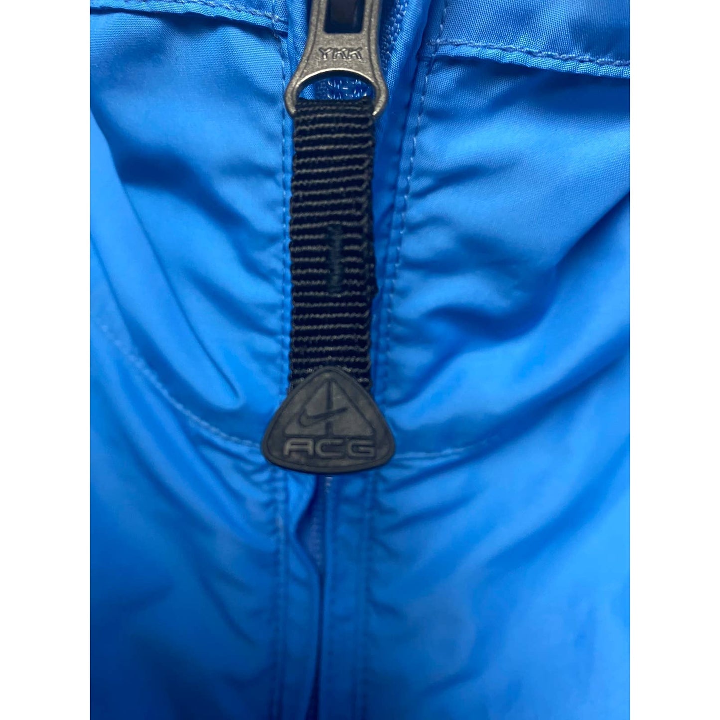 Nike ACG rain jacket vintage blue 2000s windbreaker