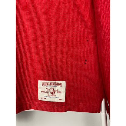 True Religion red long sleeve T-shirt