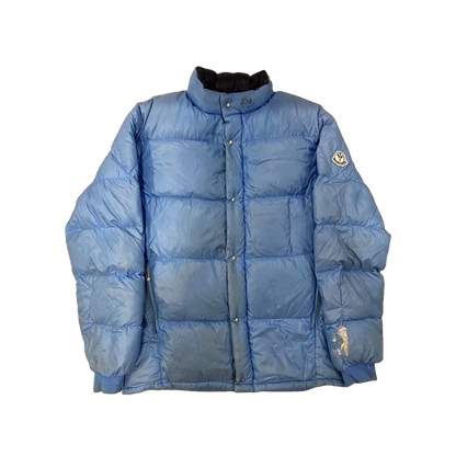90s Moncler vintage baby blue puffer jacket