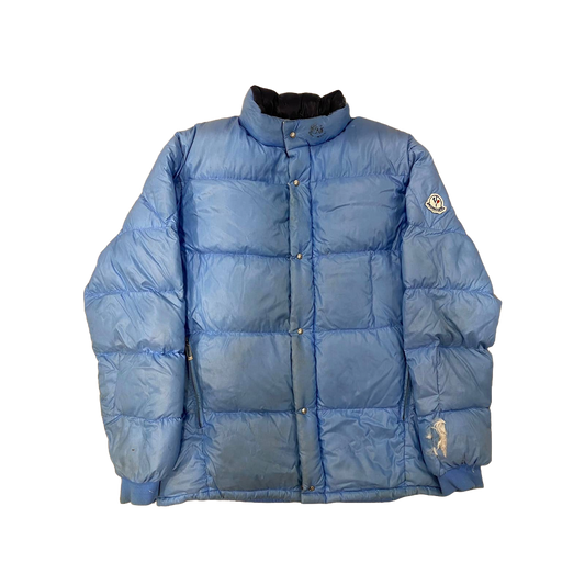 90s Moncler vintage baby blue puffer jacket
