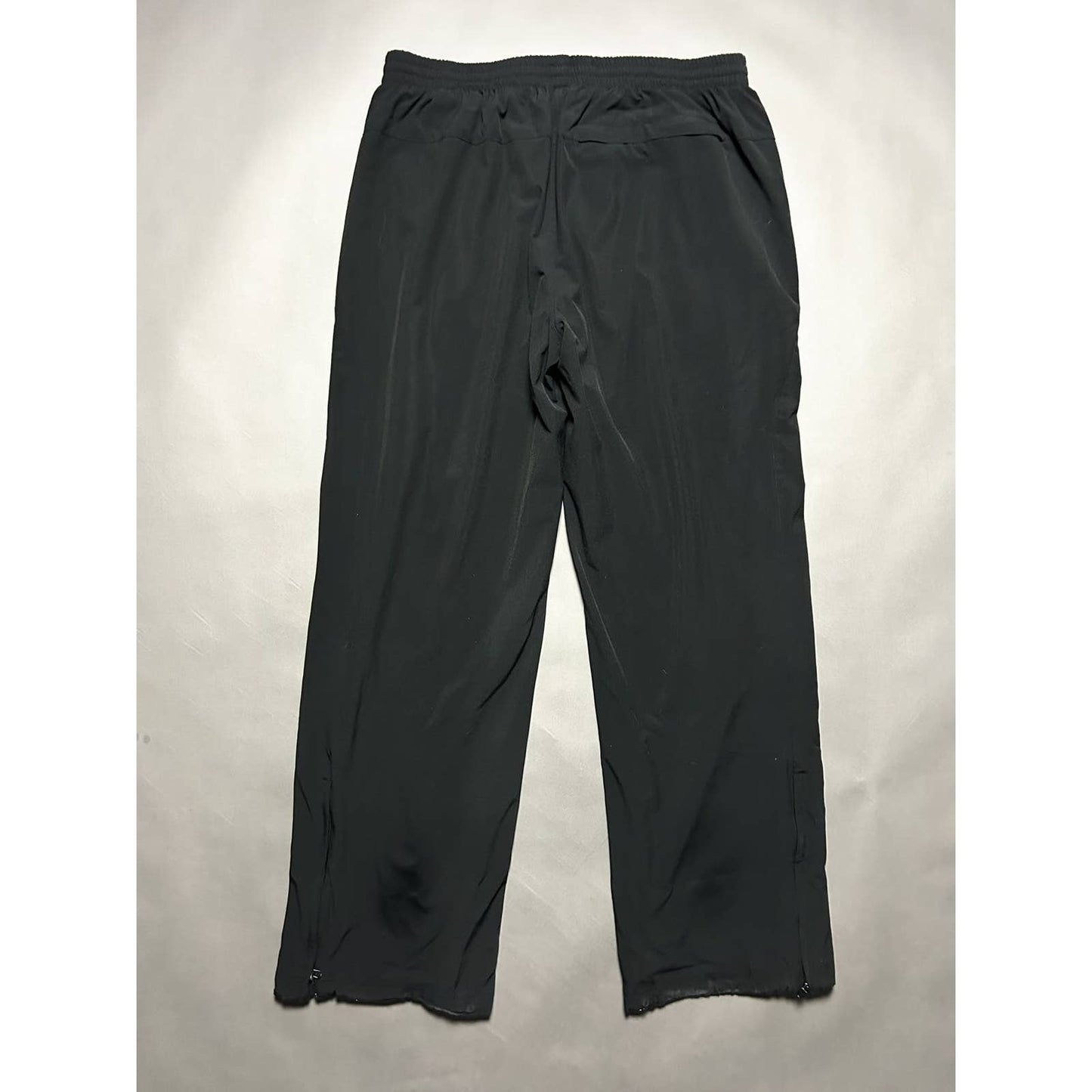 Nike vintage black nylon track pants small logo drill Y2K