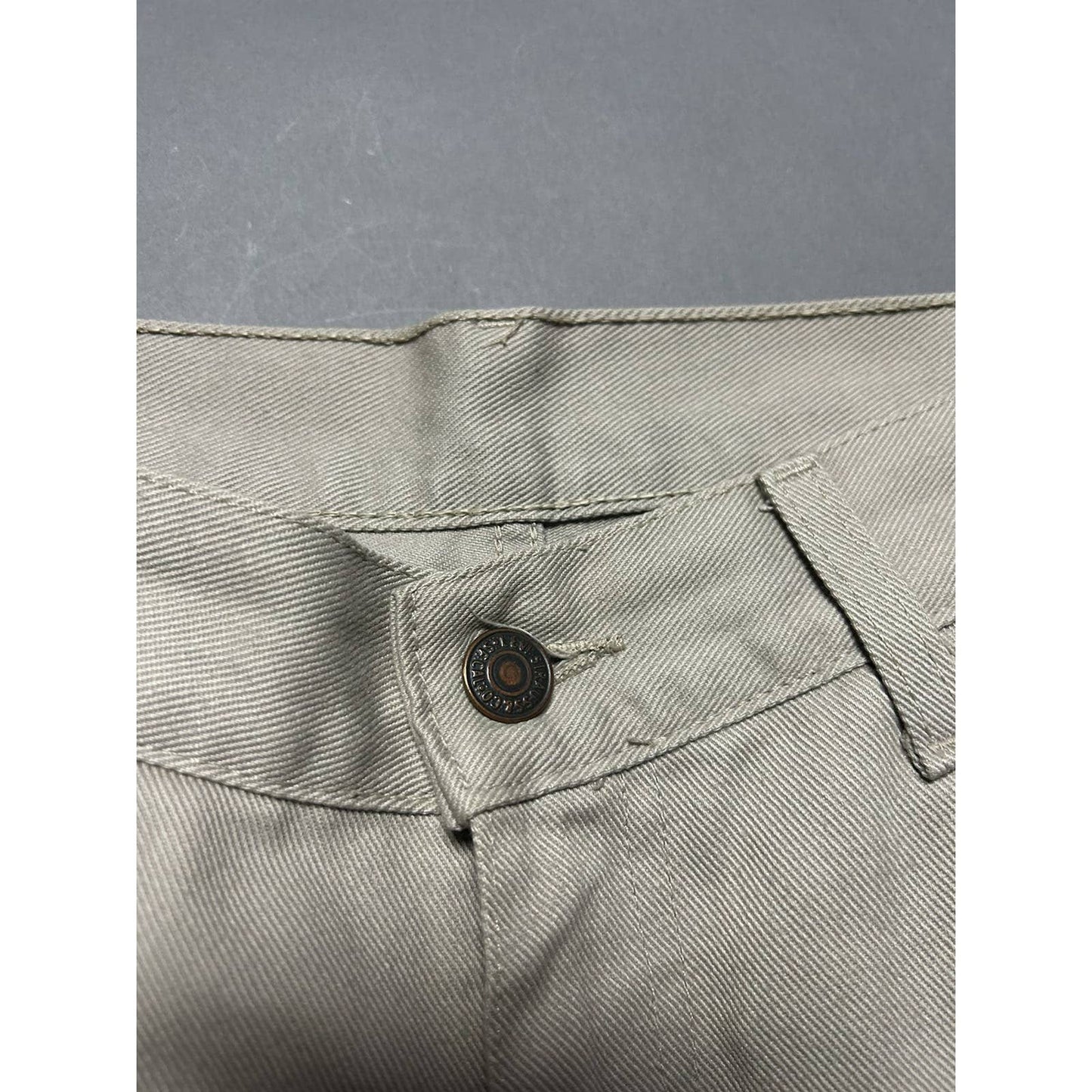 Levi’s 566 vintage beige jeans black tab made in Italy