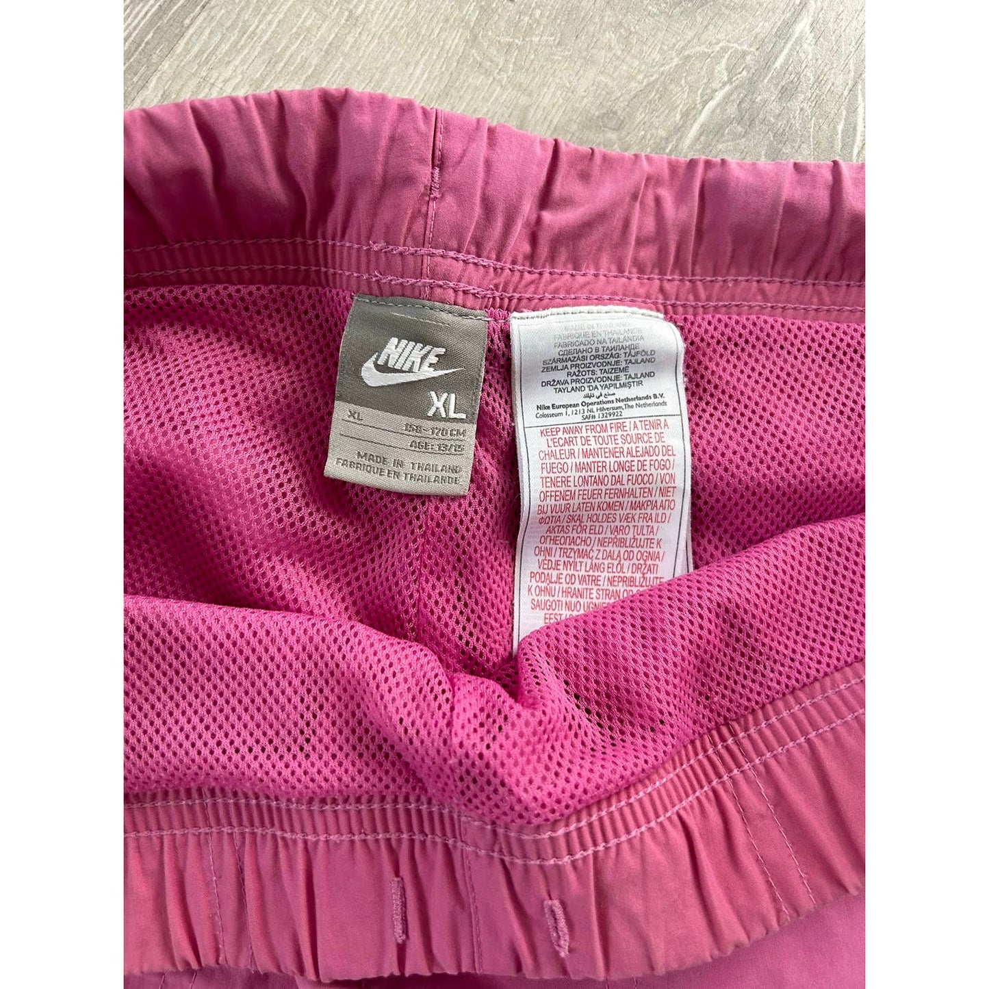 Nike vintage Pink shorts track pants small logo 2000s capri