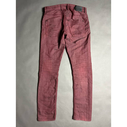 Diesel jeans vintage red Y2K