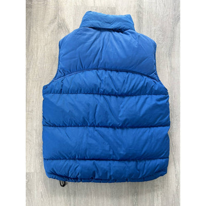 Nike vintage blue puffer vest small swoosh 2000s