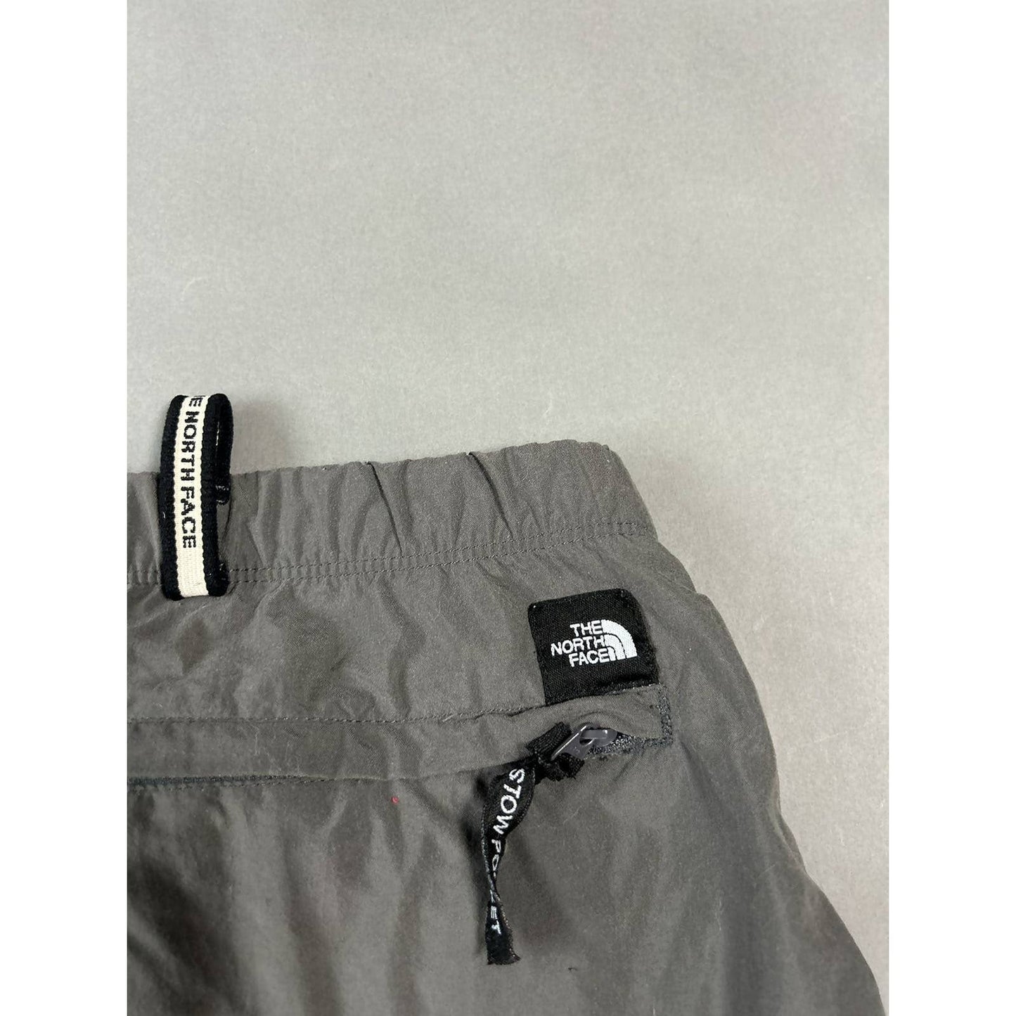 The North Face vintage grey nylon track pants shorts TNF