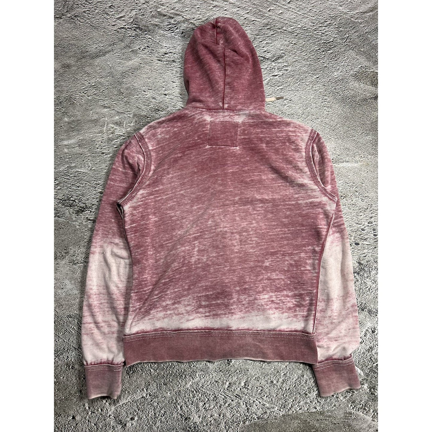 True Religion vintage red zip hoodie thick stitching Y2K