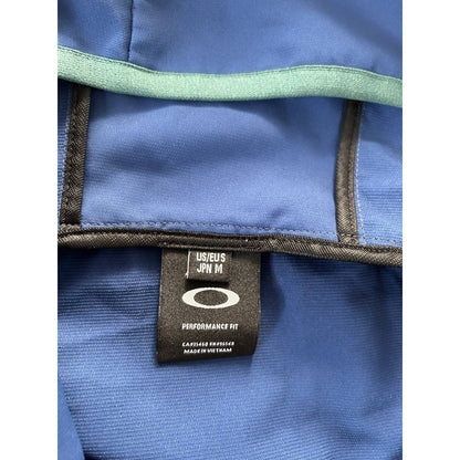 Oakley vintage blue windbreaker jacket quarter zip anorak