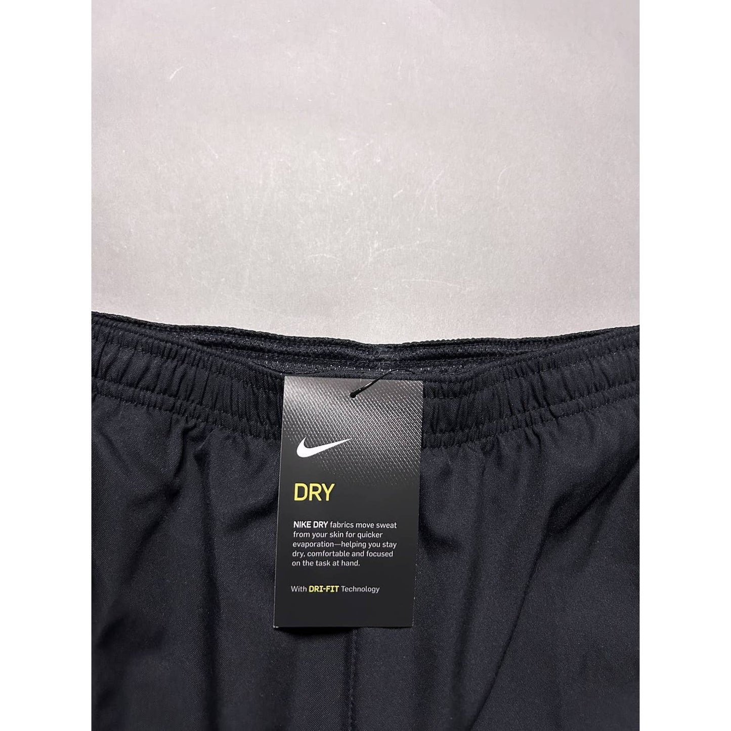 Nike black nylon track pants small swoosh drill Y2K