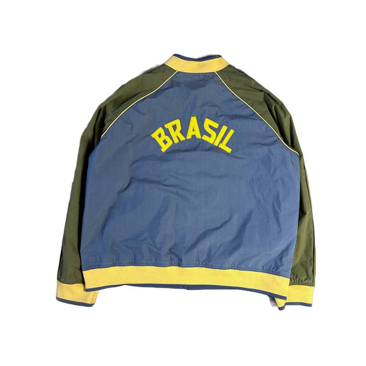 Nike Brazil reversible jacket big logo 2000s rare