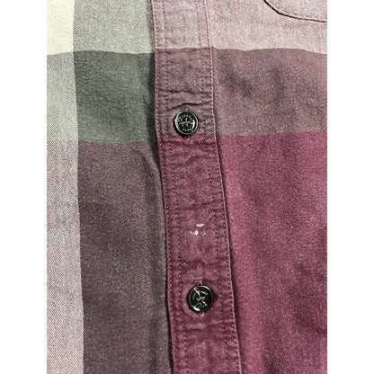 Burberry vintage nova check shirt purple full print Brit