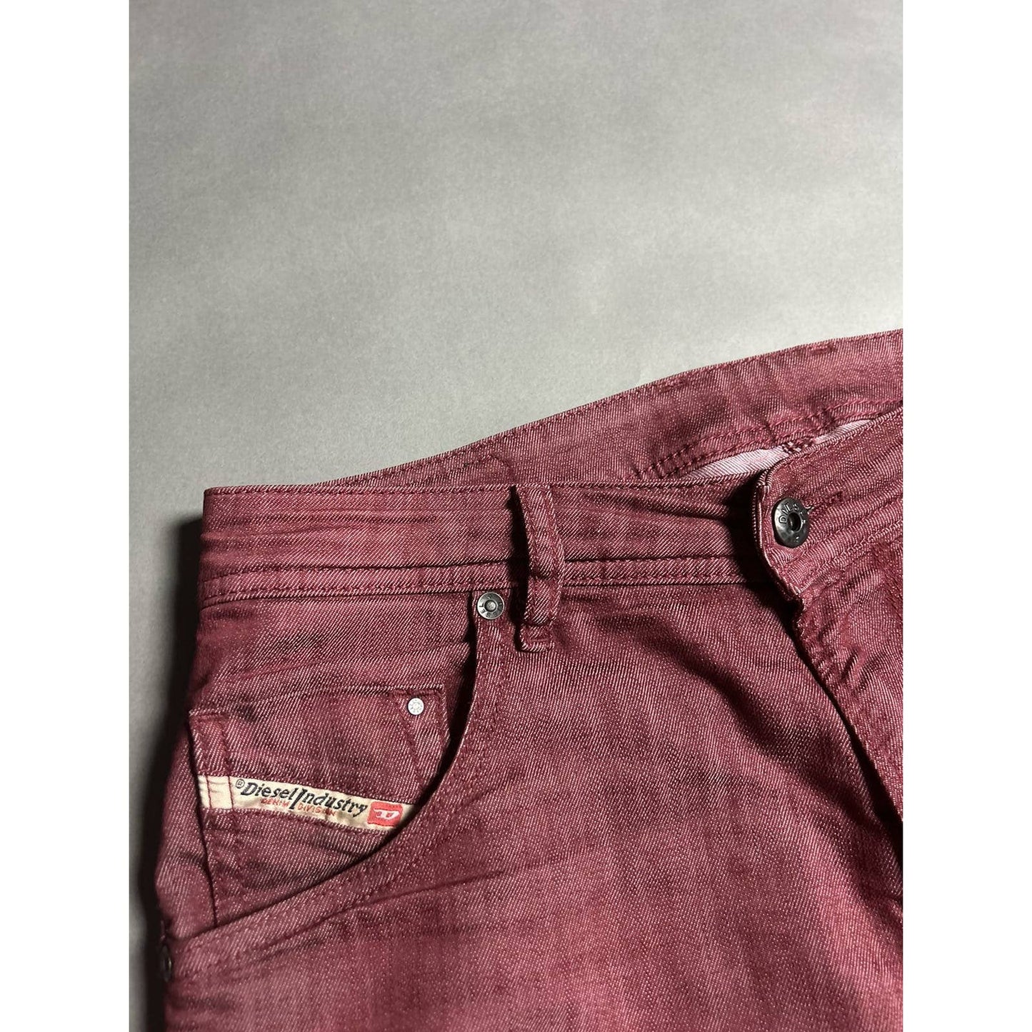 Diesel jeans vintage red Y2K