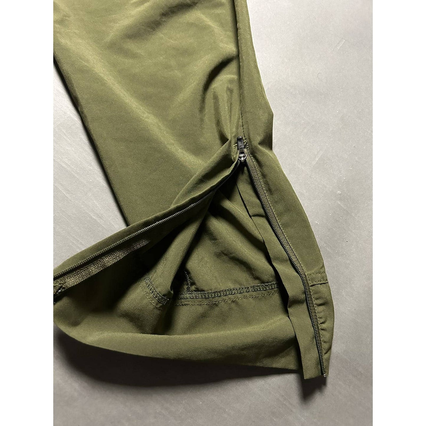 Nike vintage khaki track pants drill Y2K