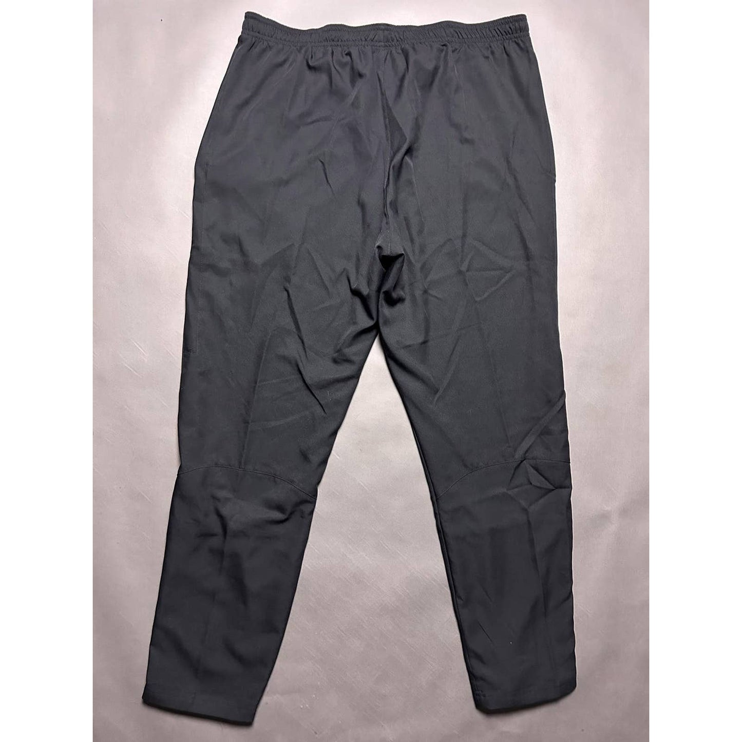 Nike black nylon track pants small swoosh drill Y2K