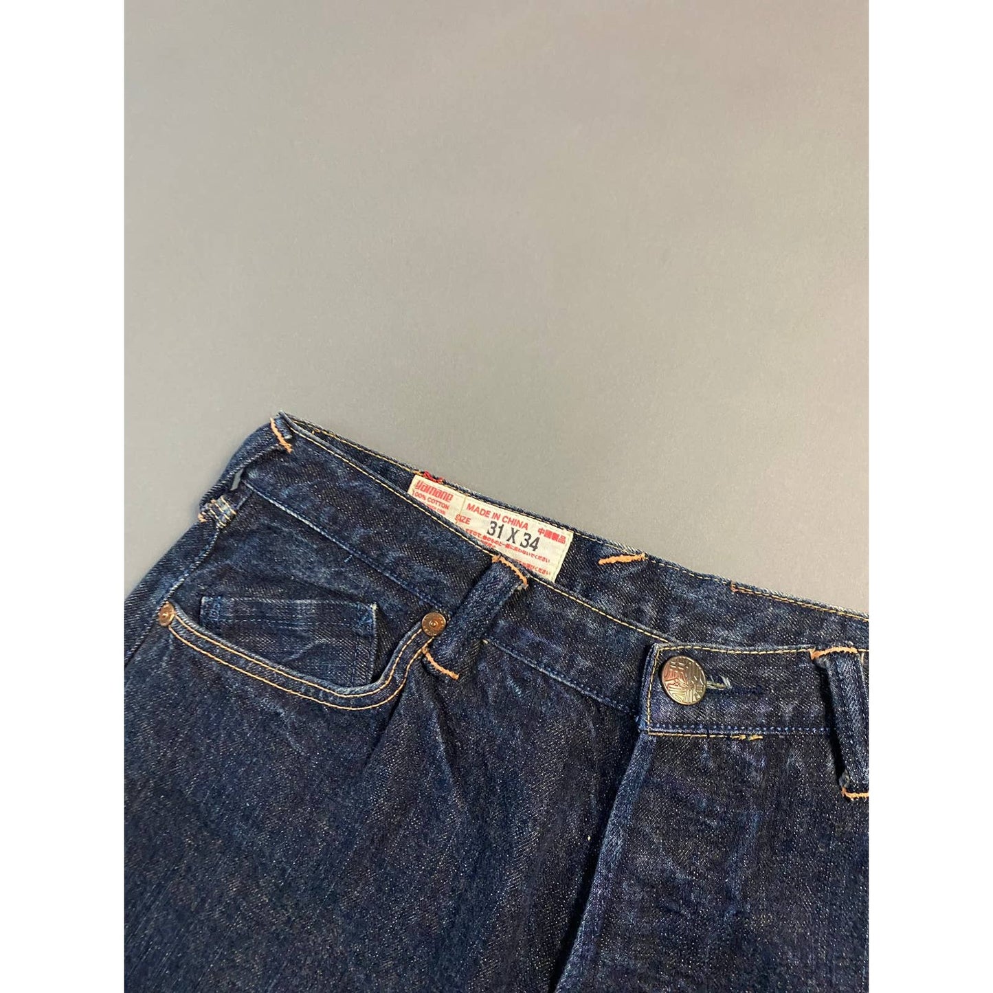 Evisu jeans vintage Yamane Japan Picasso design selvedge