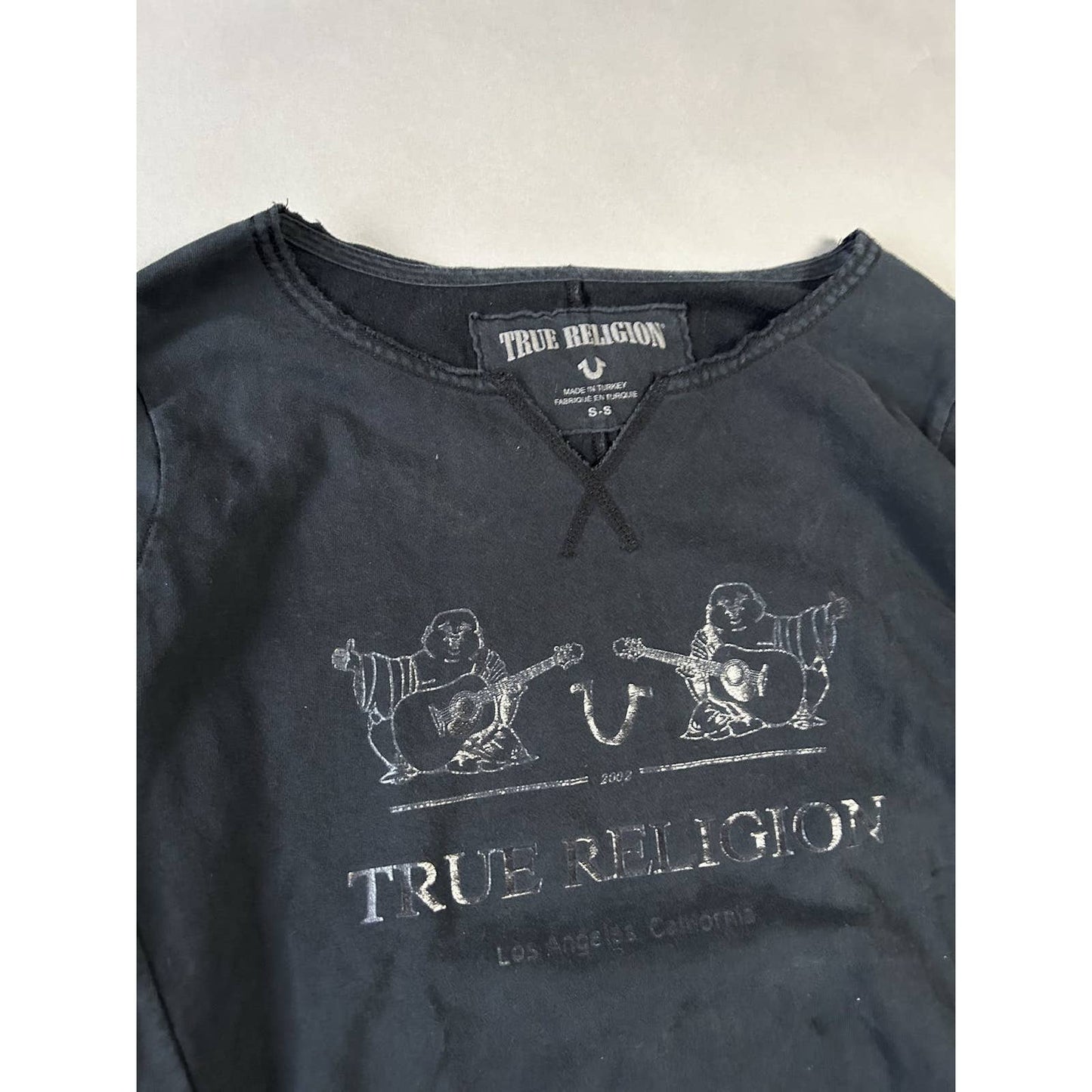 True Religion black sweatshirt