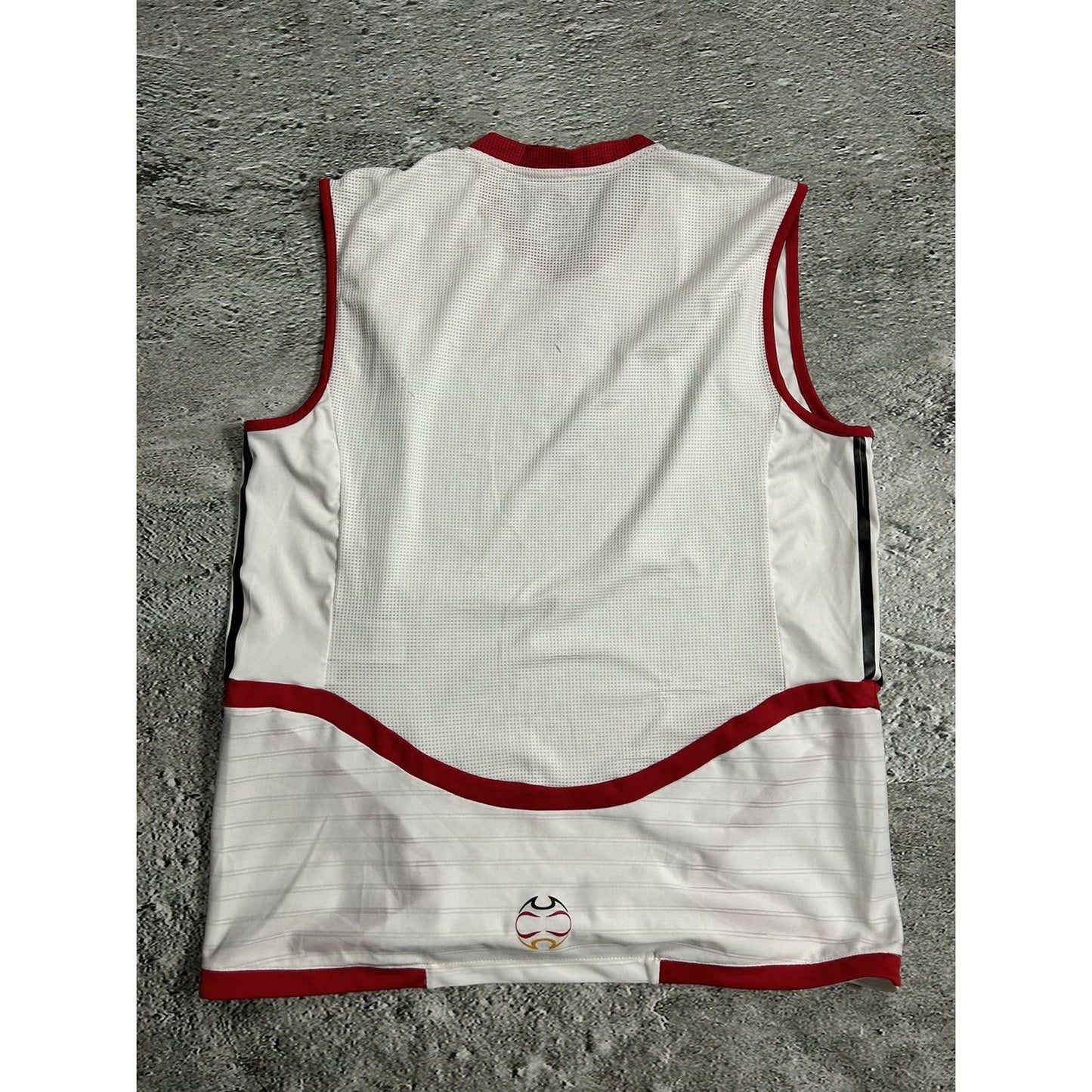 Germany vintage adidas tank top white jersey