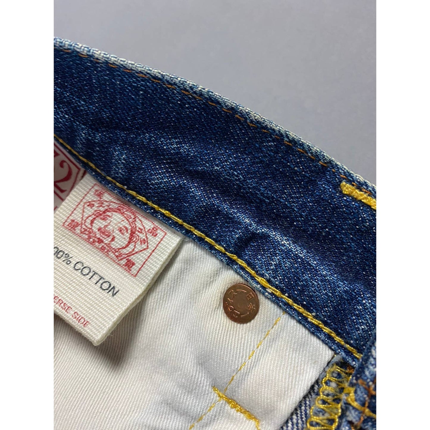 Evisu jeans daicock vintage selvedge denim Paris big logo