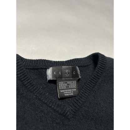 Nike vintage black sweater woollen vest small swoosh
