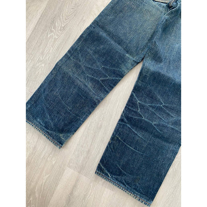 Evisu jeans vintage navy white seagull selvedge Yamane Japan