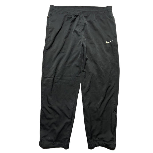 Nike vintage nylon black track pants small swoosh parachute