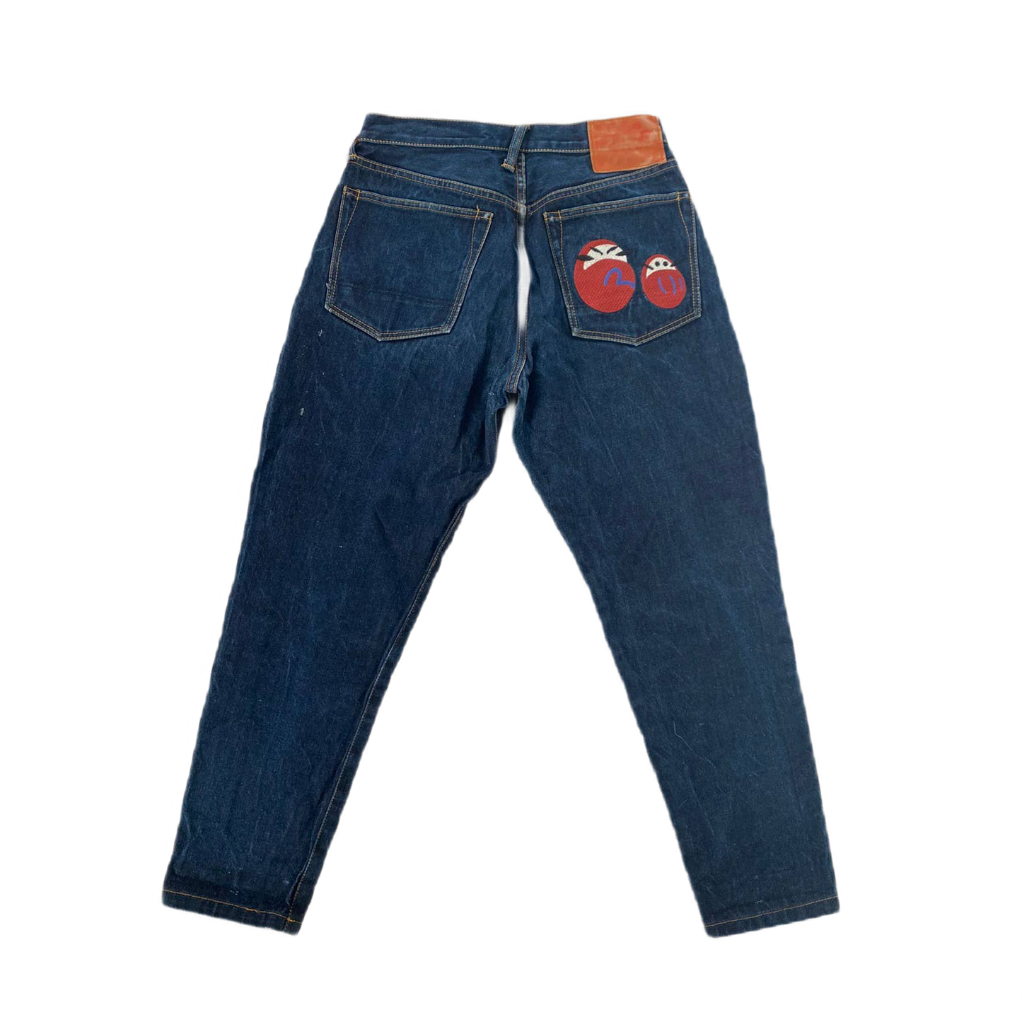 Evisu Japan vintage navy jeans denim pants baby logo