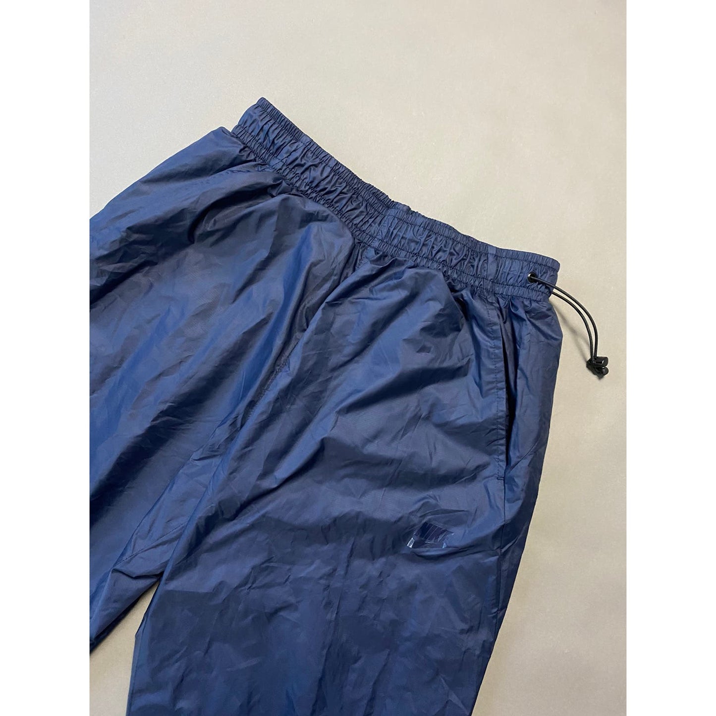 Nike vintage navy track pants small logo parachute