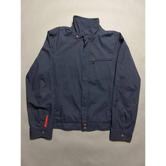 Prada nylon jacket Goretex navy red tab vintage