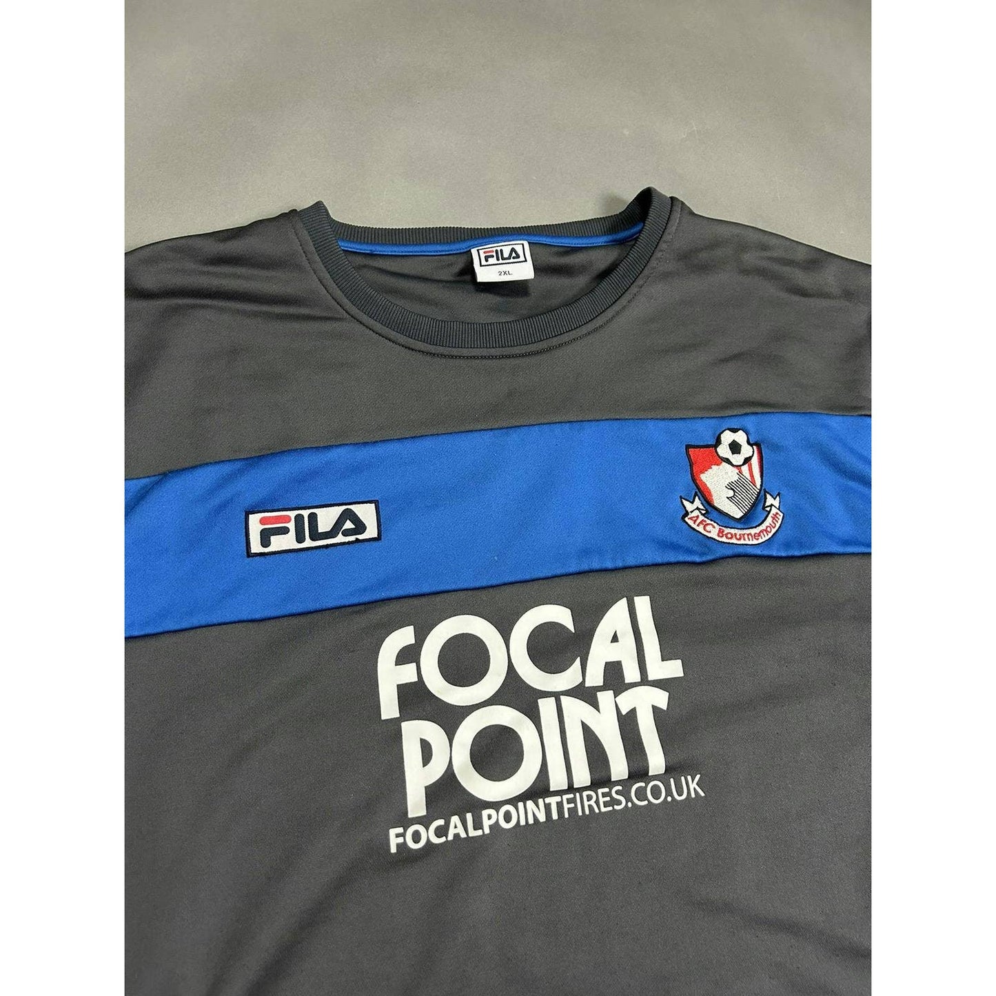 AFC Bournemouth vintage Fila sweatshirt focal point