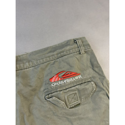 Quiksilver shorts cargo khaki Y2K vintage surf