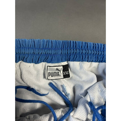 Puma vintage blue nylon track pants small logo