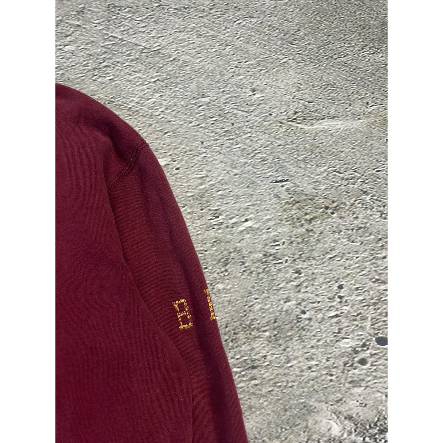 BBC sweatshirt burgundy big logo flag Y2K Pharrell