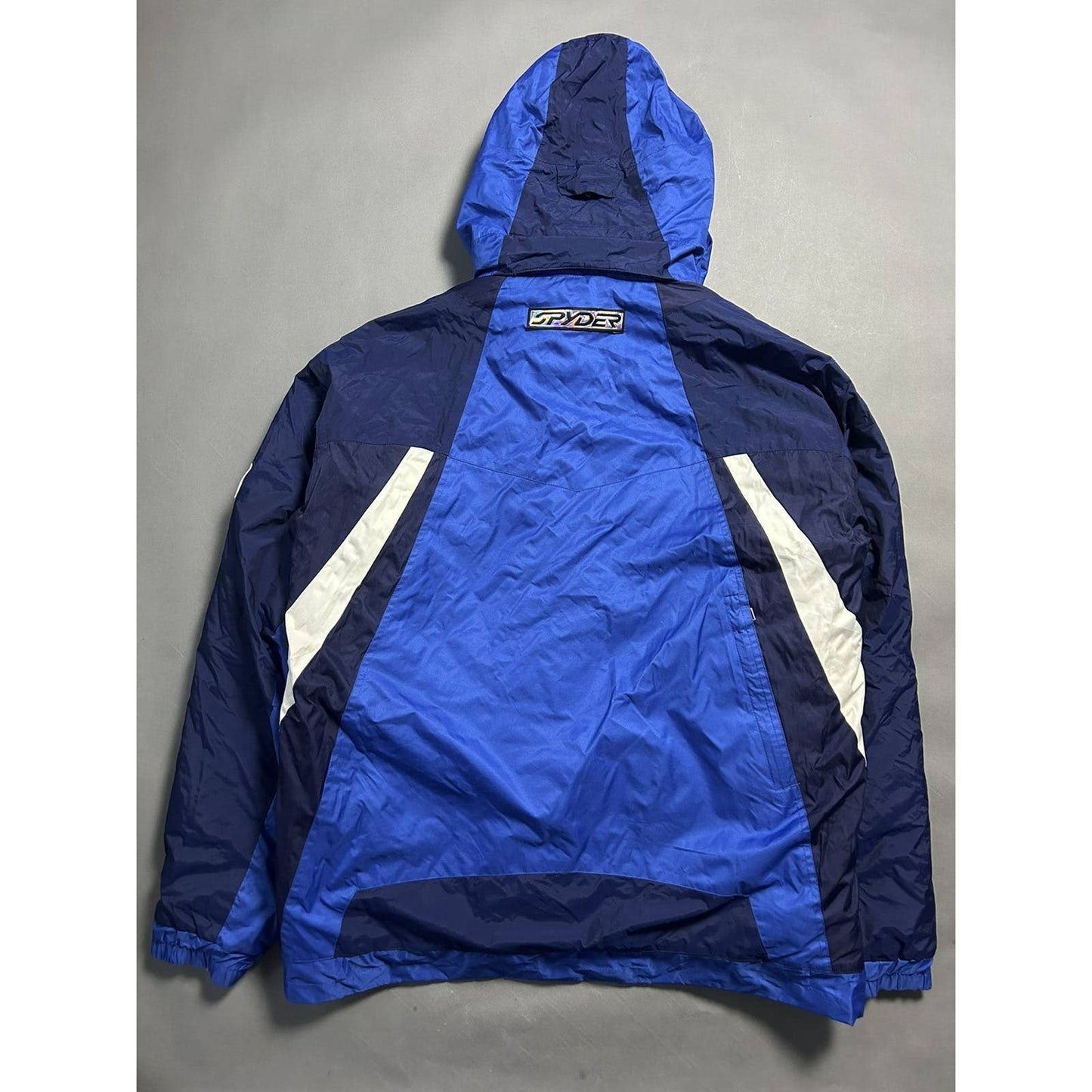 Spyder Ski jacket blue black web rare avangarde vintage