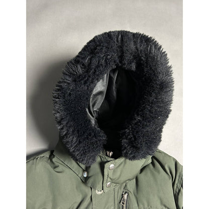 Moose Knuckles parka jacket khaki puffer green