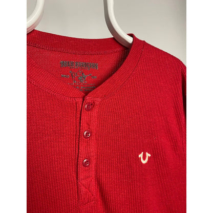 True Religion red long sleeve T-shirt